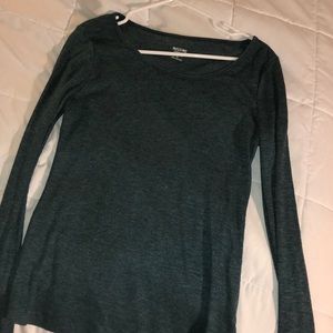 Long Sleeve Teal Shirt